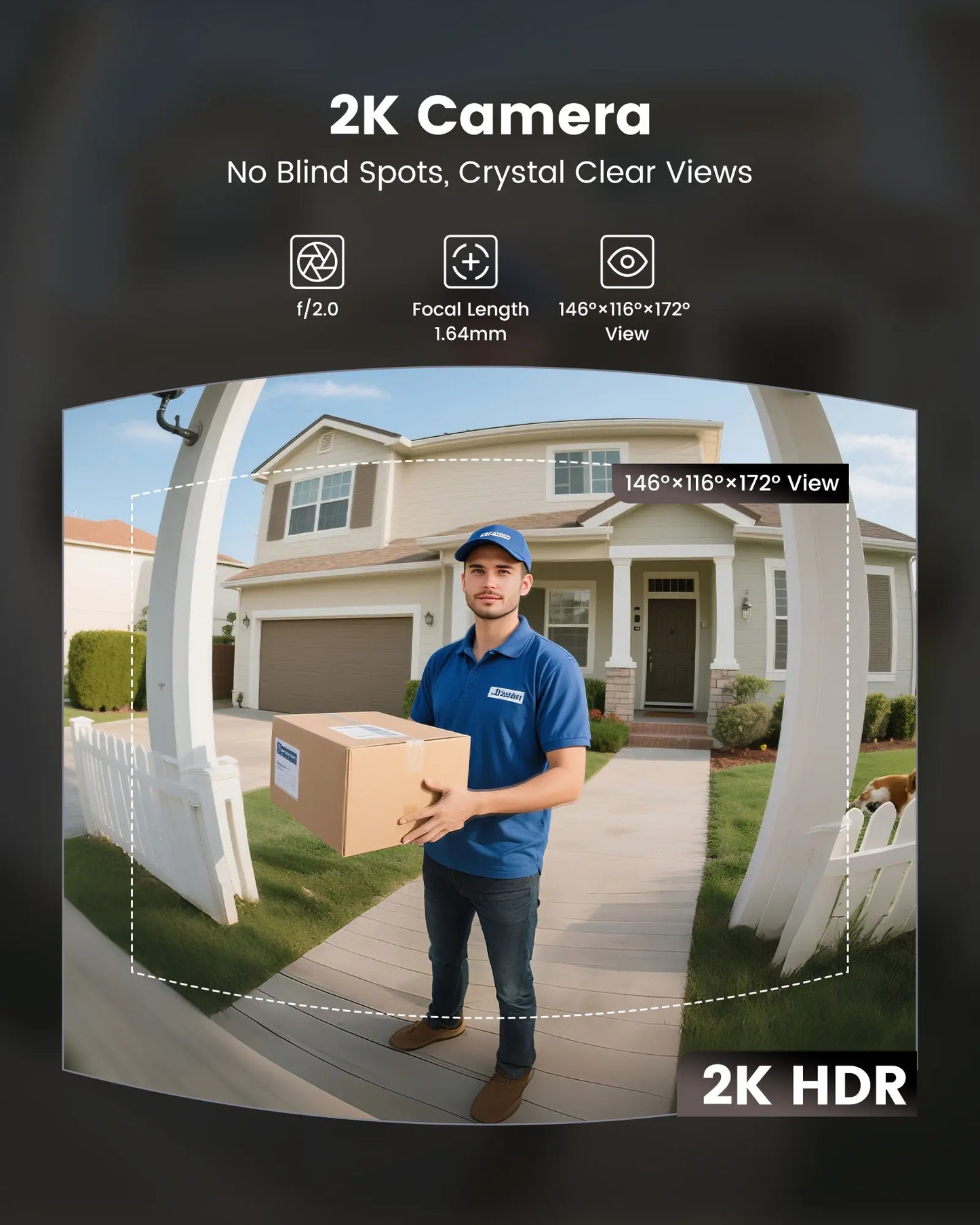 Lockzo AL501 Video Smart Lock with Doorbell Built-in WiFi Camera
