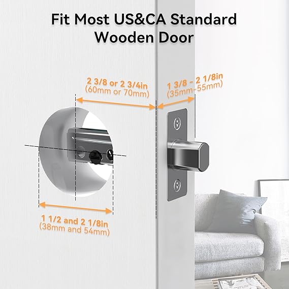 Video Smart Lock with Doorbell Built-in WiFi Camera