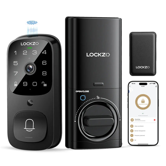 Lockzo AL501 Video Smart Lock with Doorbell Built-in WiFi Camera