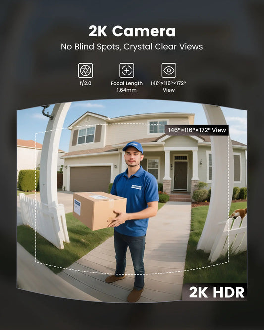 Lockzo AL501 Video Smart Lock with Doorbell Built-in WiFi Camera