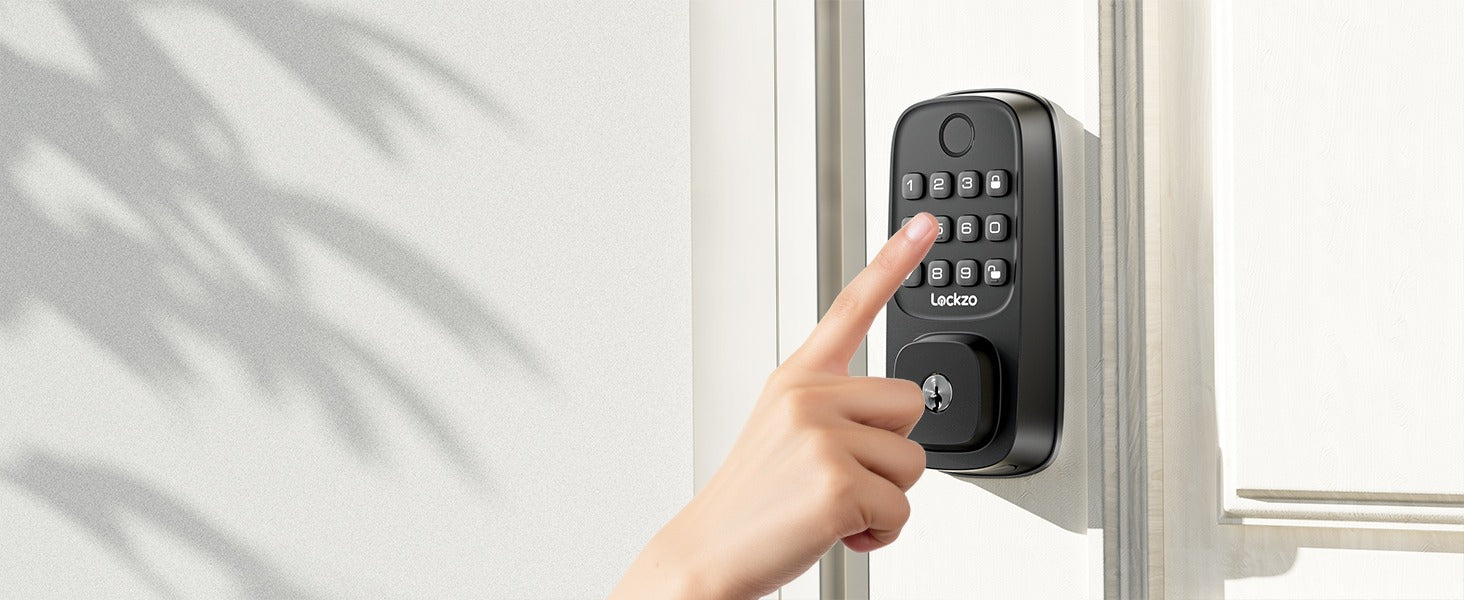Smart Door Lock with Handle And Built-in WiFi