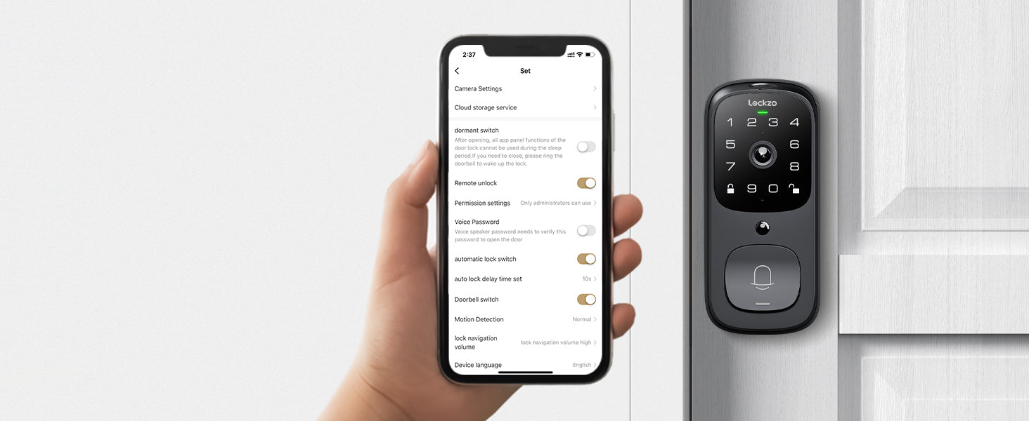 Smart Lock Management via Tuya App